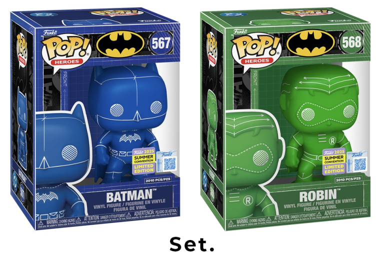 Funko Pop! Blueprint Batman & Robin 567-568